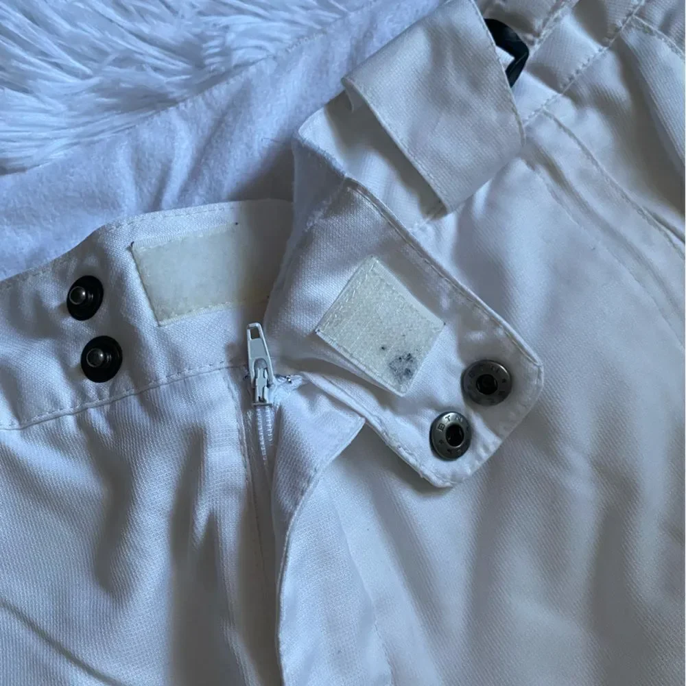 Columbia Waterproof Snow Ski Pants White Insulated Outdoor‎ Youth Size 18/20